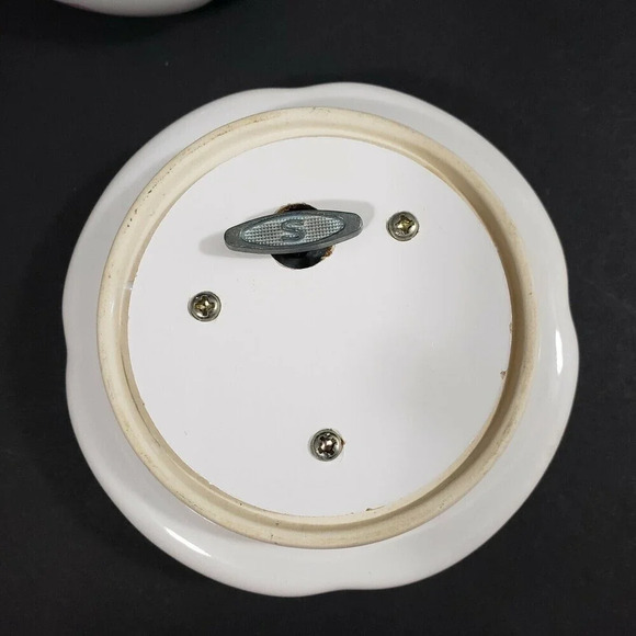 The San Francisco Music Box Company Ceramic Trinket Box Floral Design Keepsake - Picture 4 of 9